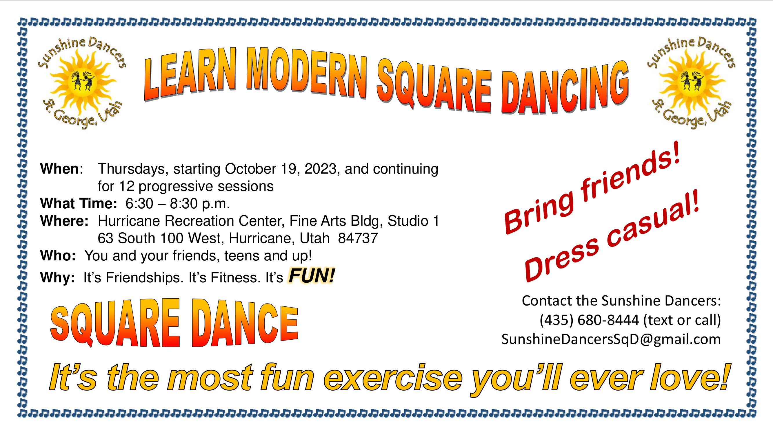 Sunshine Dancers - New Dancer Classes