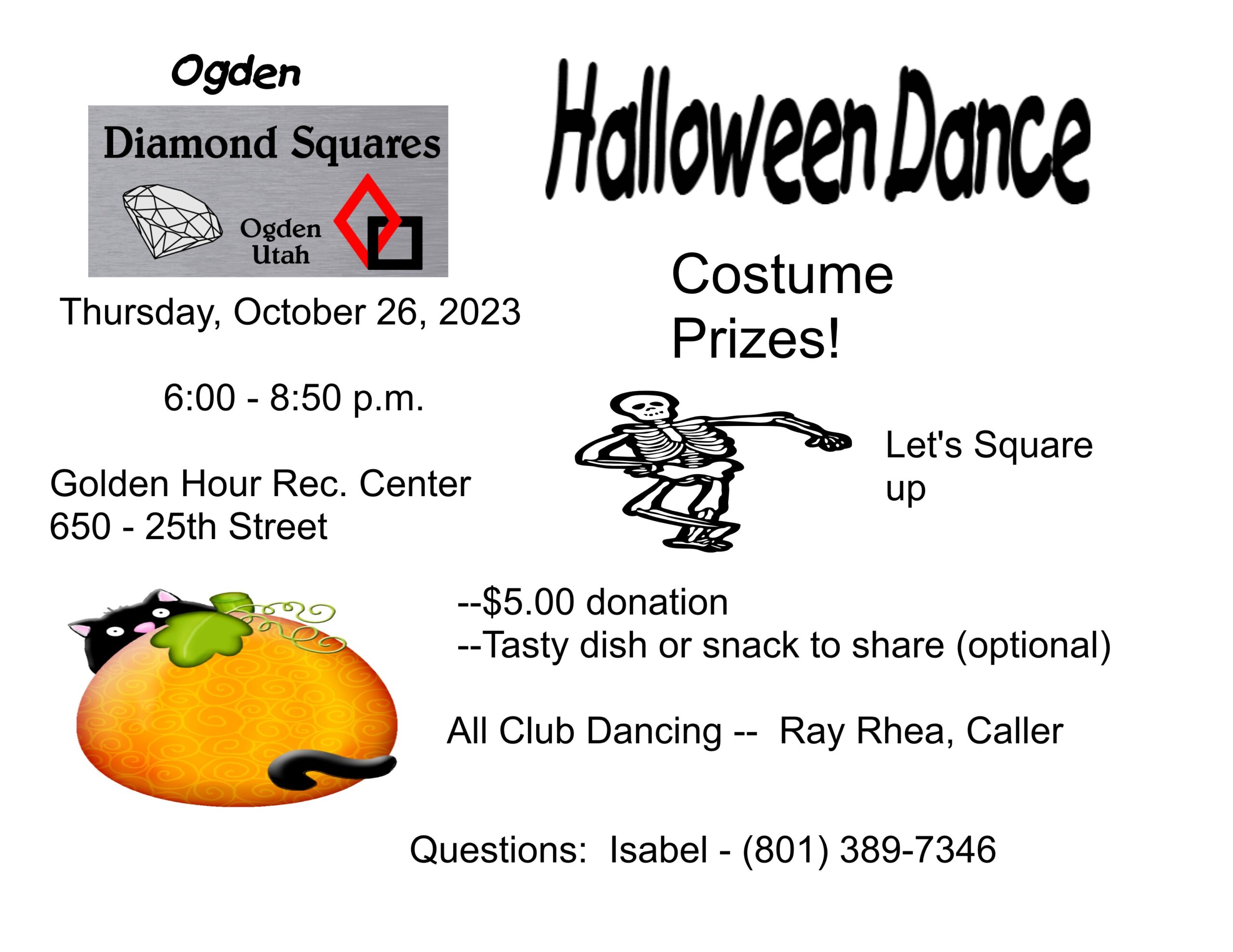 Ogden Diamond Squares - Halloween Dance
