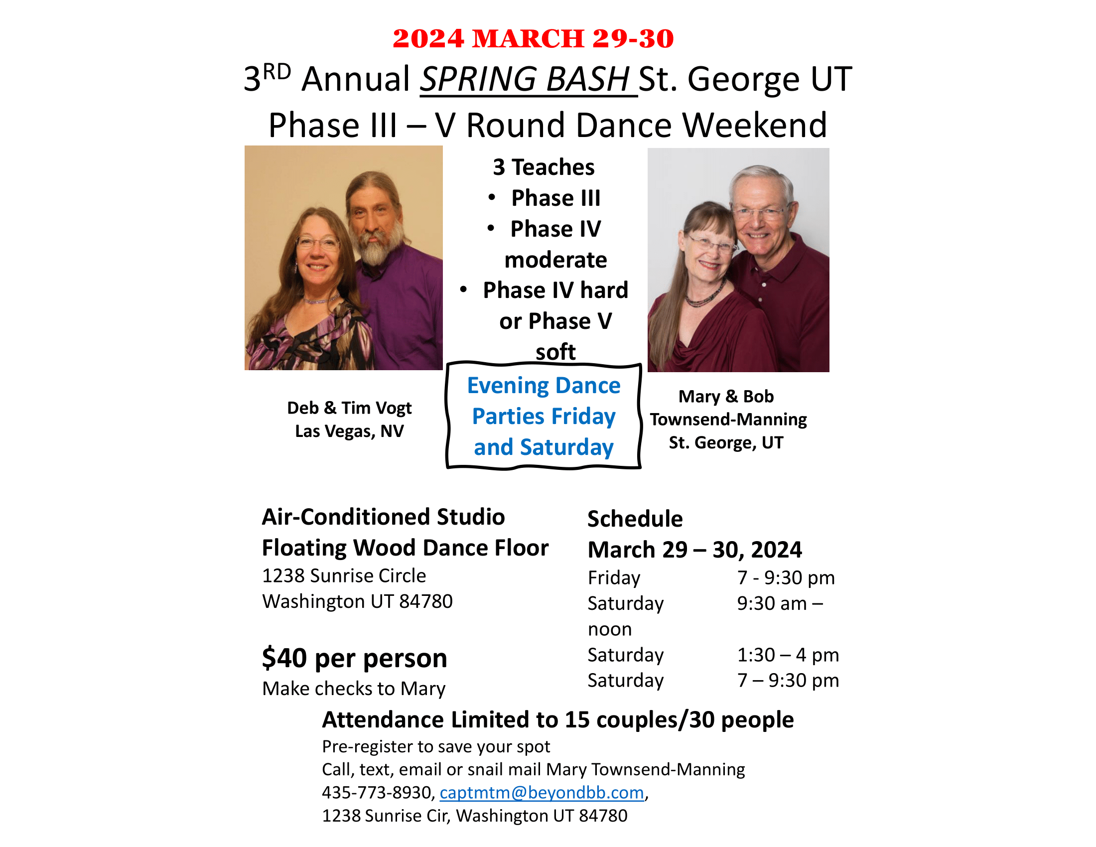 3rd Annual Spring Bash