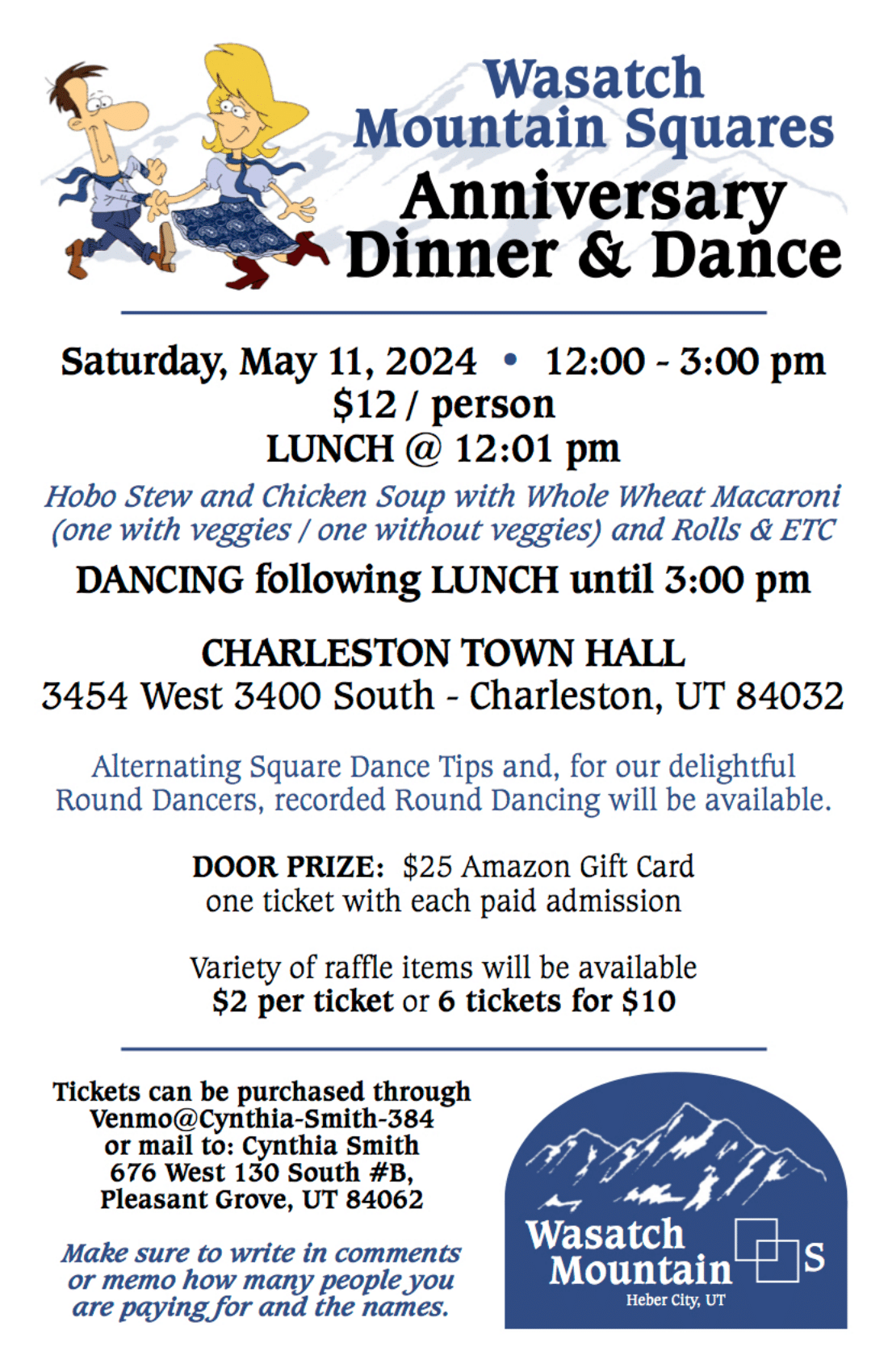 Wasatch Mountain Squares - Anniversary