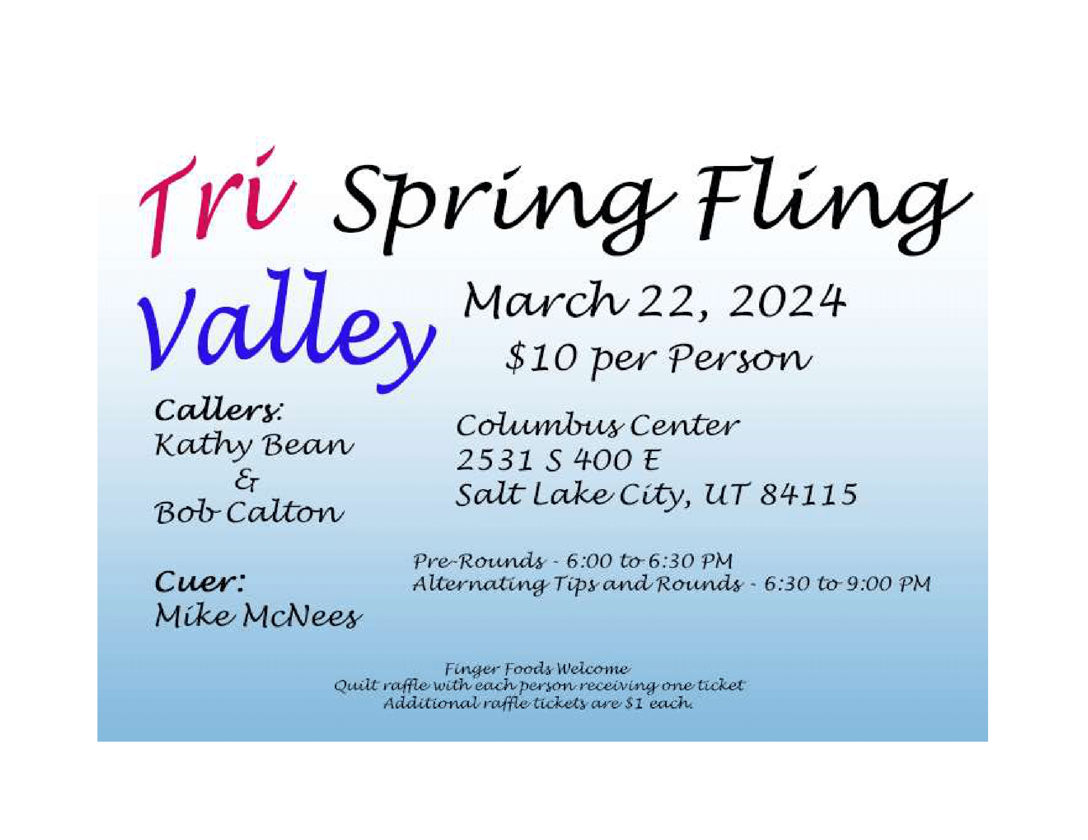 Tri Valley - Spring Fling