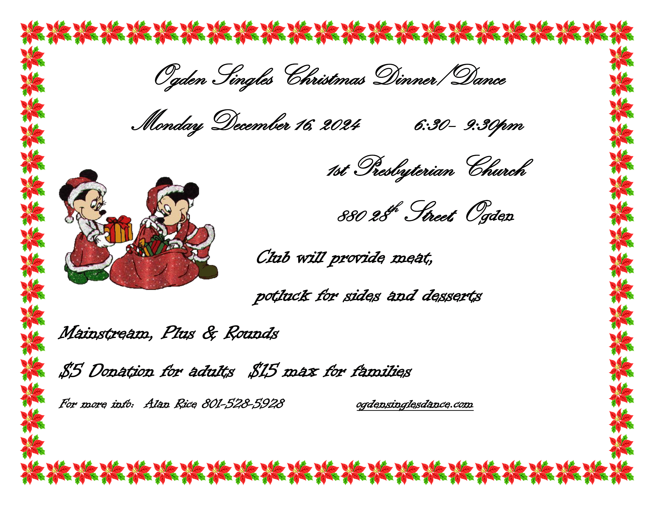 Ogden Singles - Christmas Dinner Dance