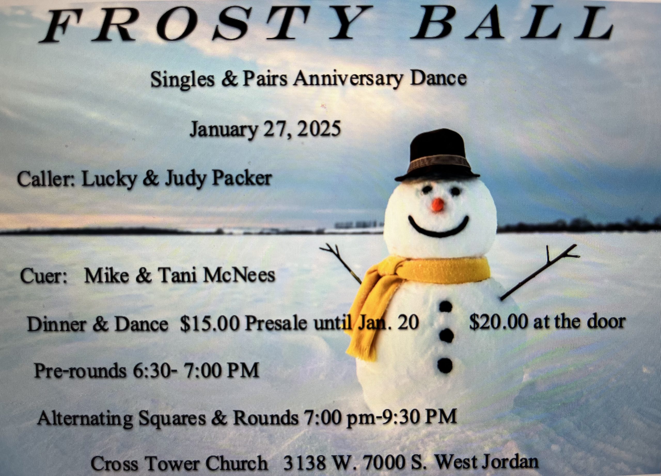 Singles and Pairs - Frosty Ball