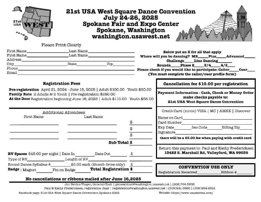 USA West - Convention Spokane, WA