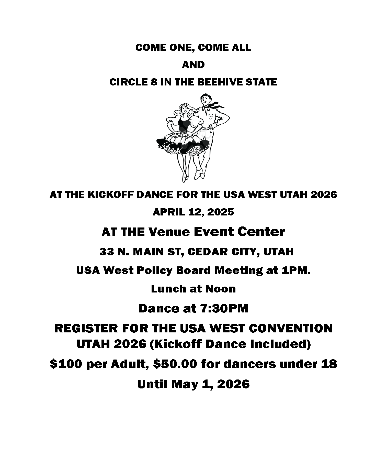 USA West - Kick-Off Dance Utah