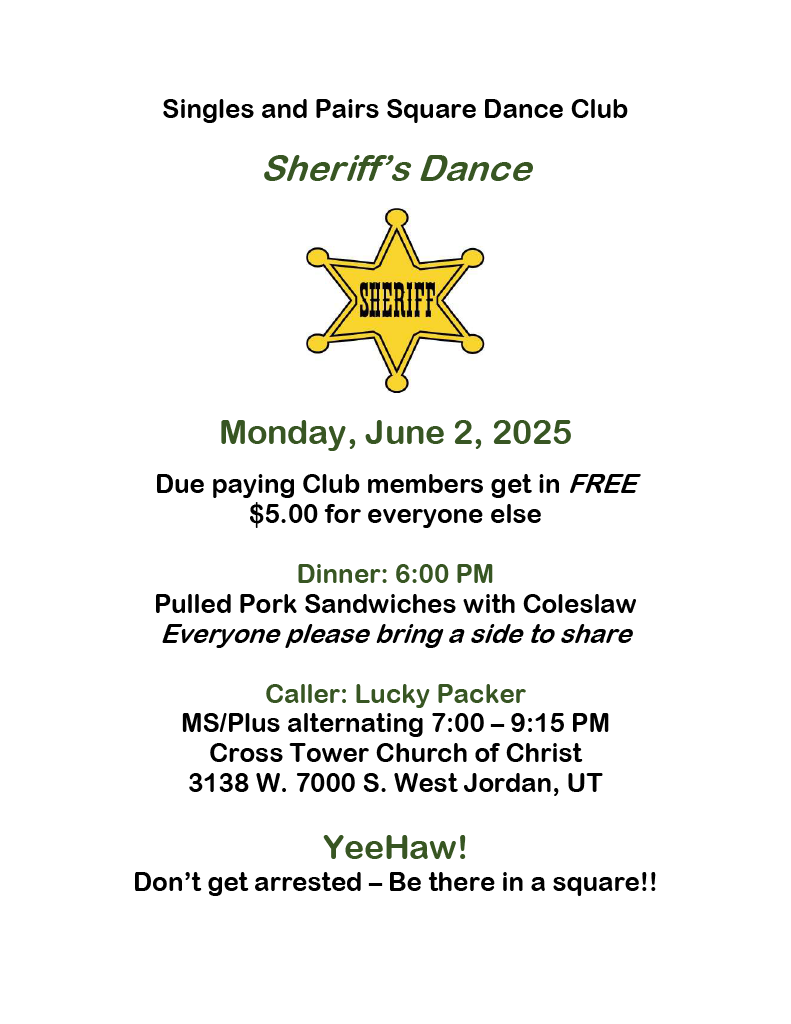 Singles and Pairs - Sheriff's Dance