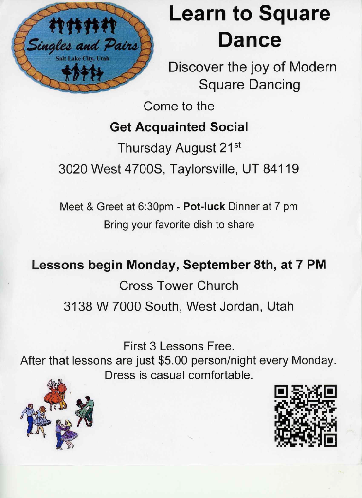 Singles and Pairs - Learn to Dance Get Acquainted Social