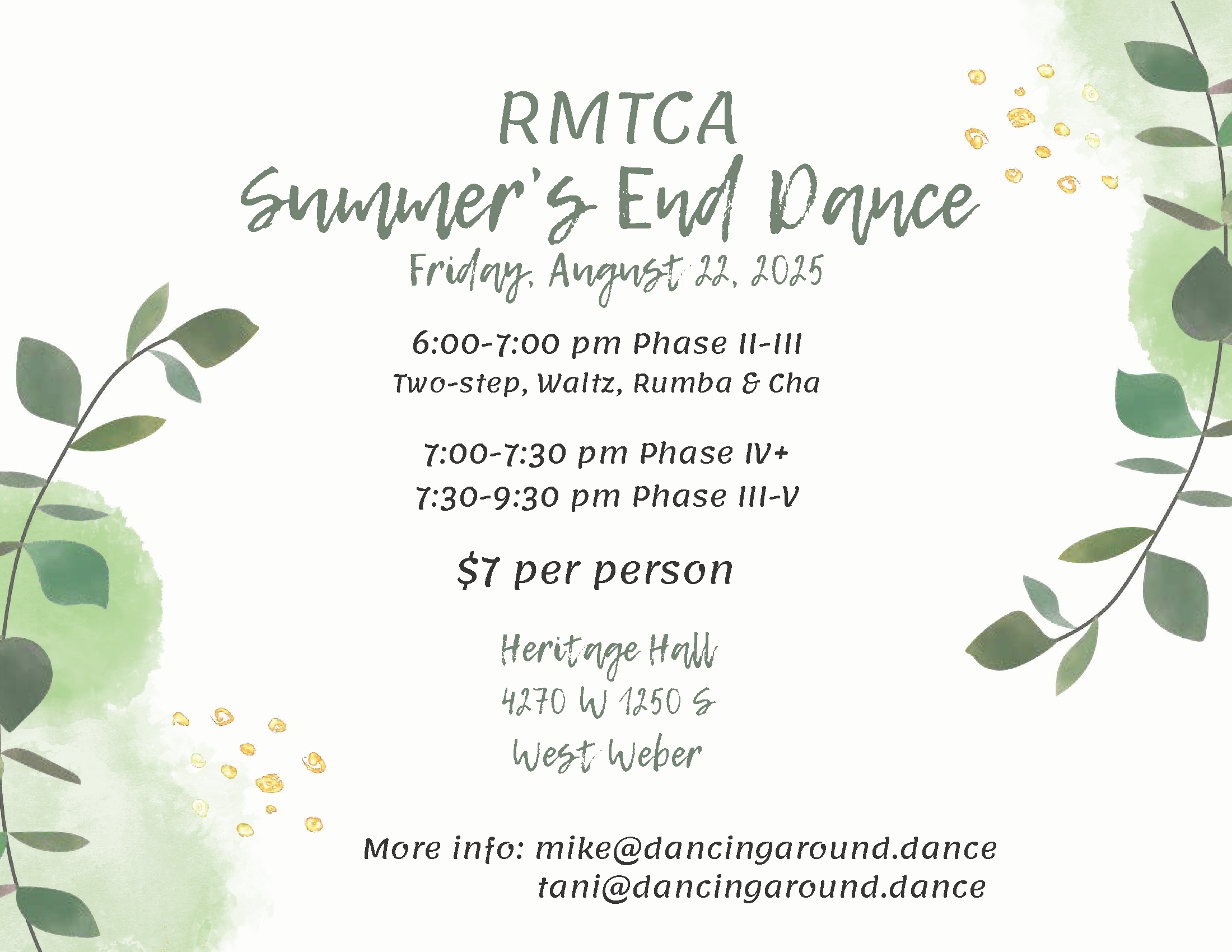 RMTCA - Summer's End Dance