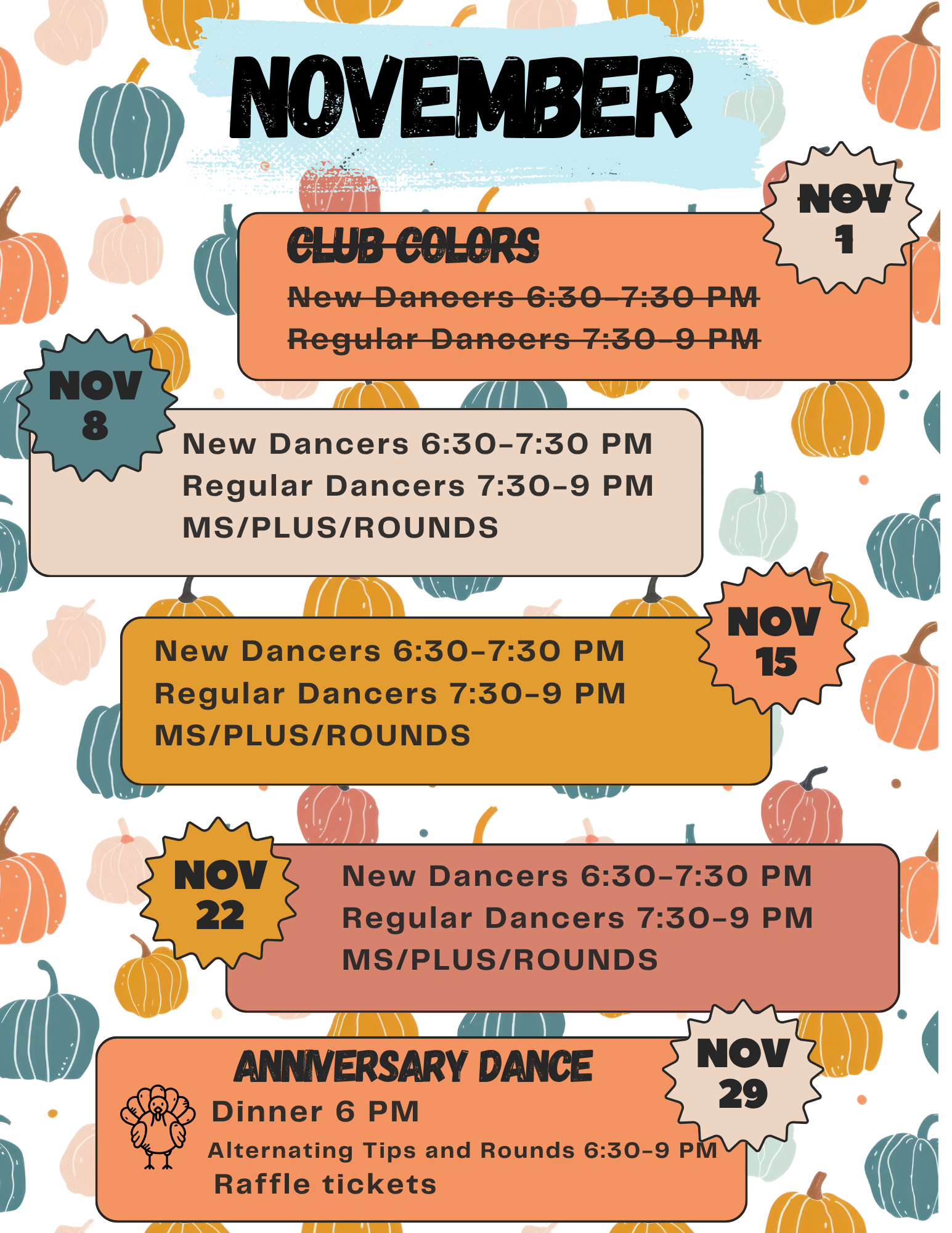 Rocketeer - November Calendar