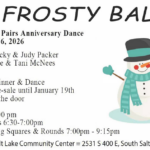 Singles and Pairs - Frosty Ball Anniversary Dance