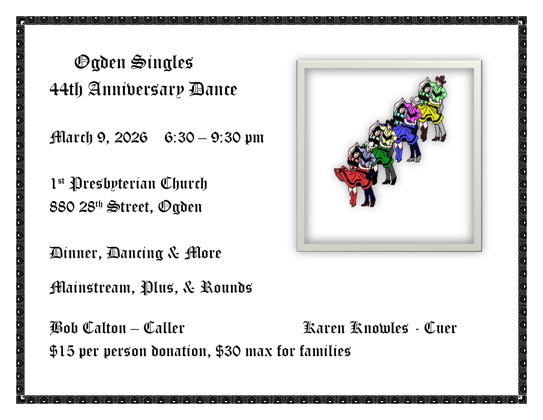 Ogden Singles - 44th Anniversary Dance