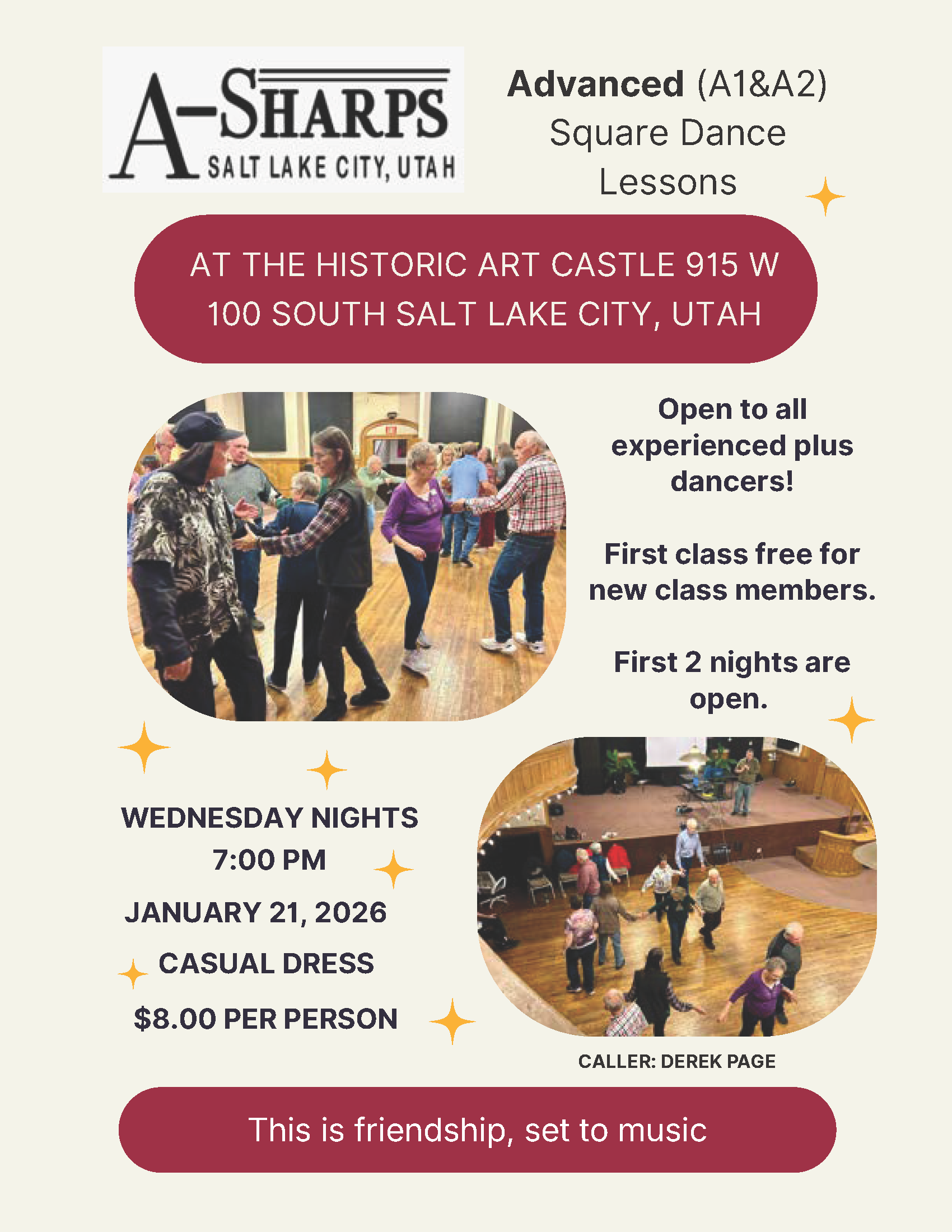 A-Sharps - Advanced Square Dance Lessons