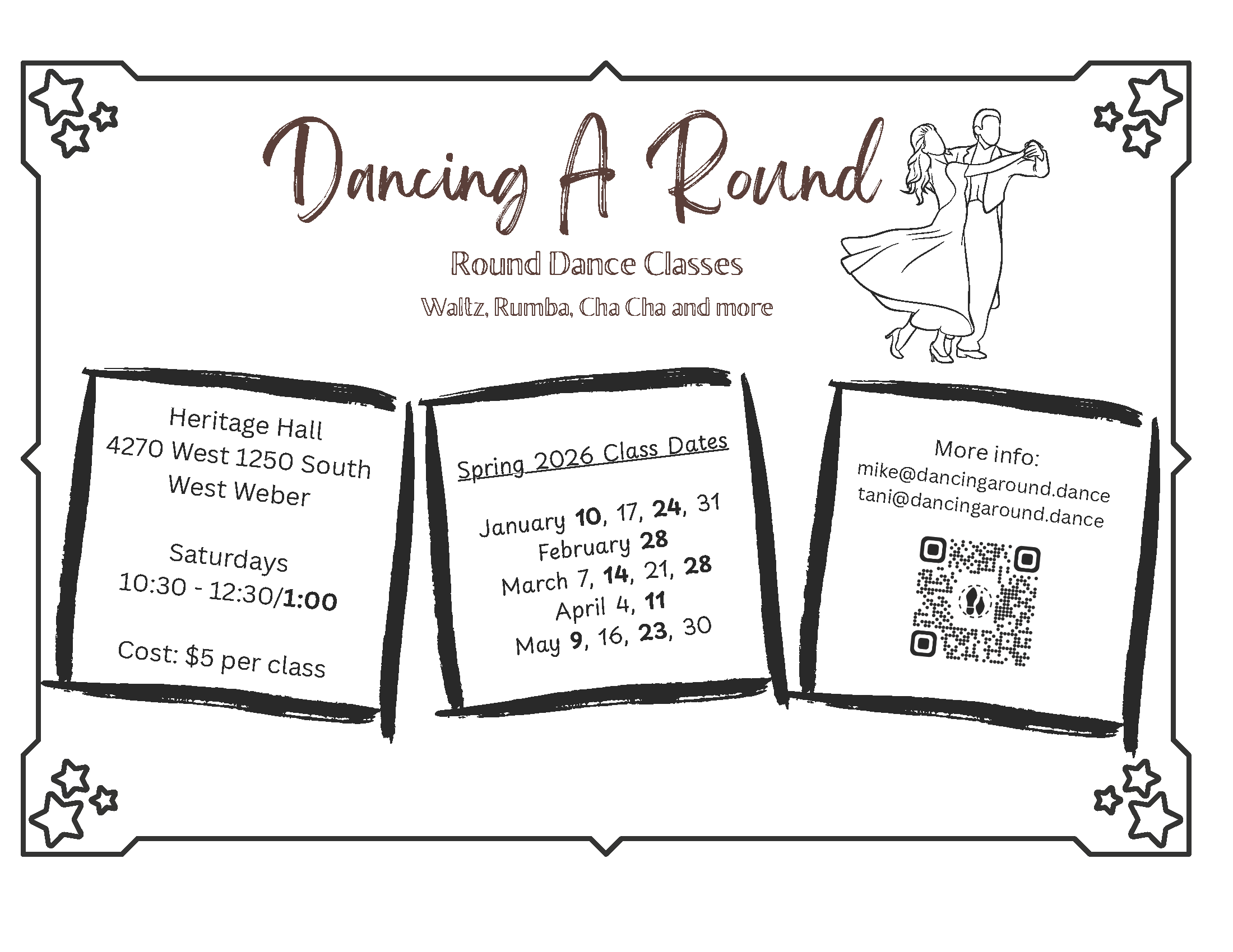 Dancing A Round – Spring 2026 Classes