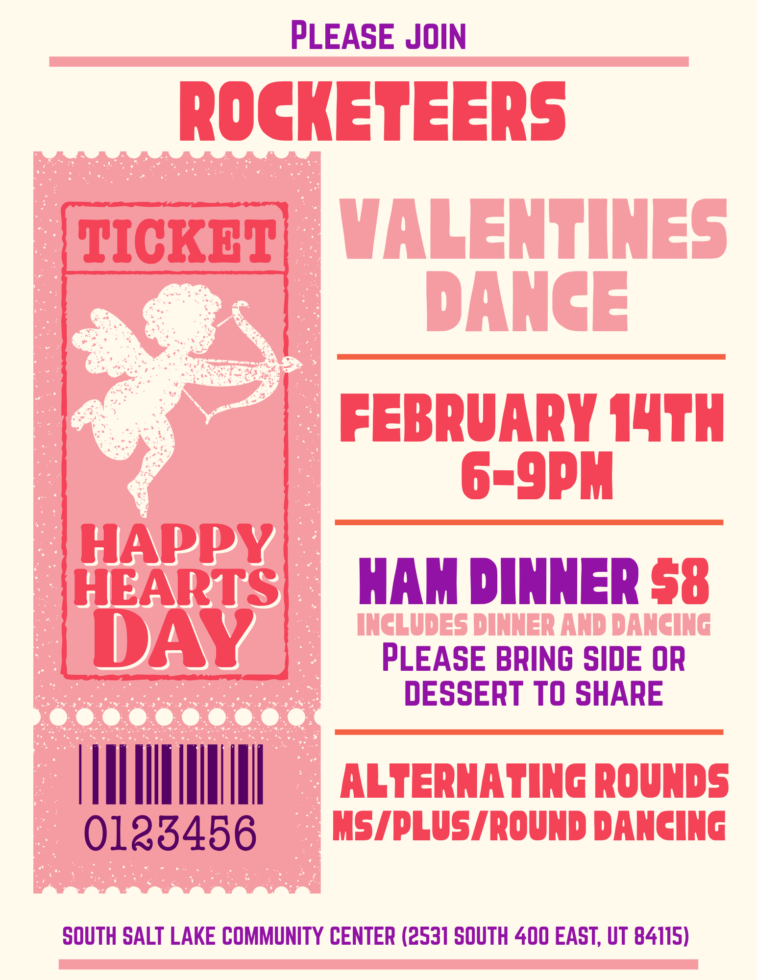 Rocketeers - Valentines Dinner Dance