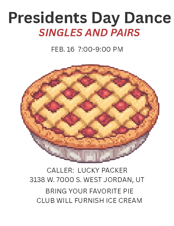 Singles and Pairs - President Day Dance