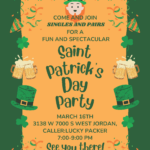 Singles and Pairs - St Patrick's Day Party