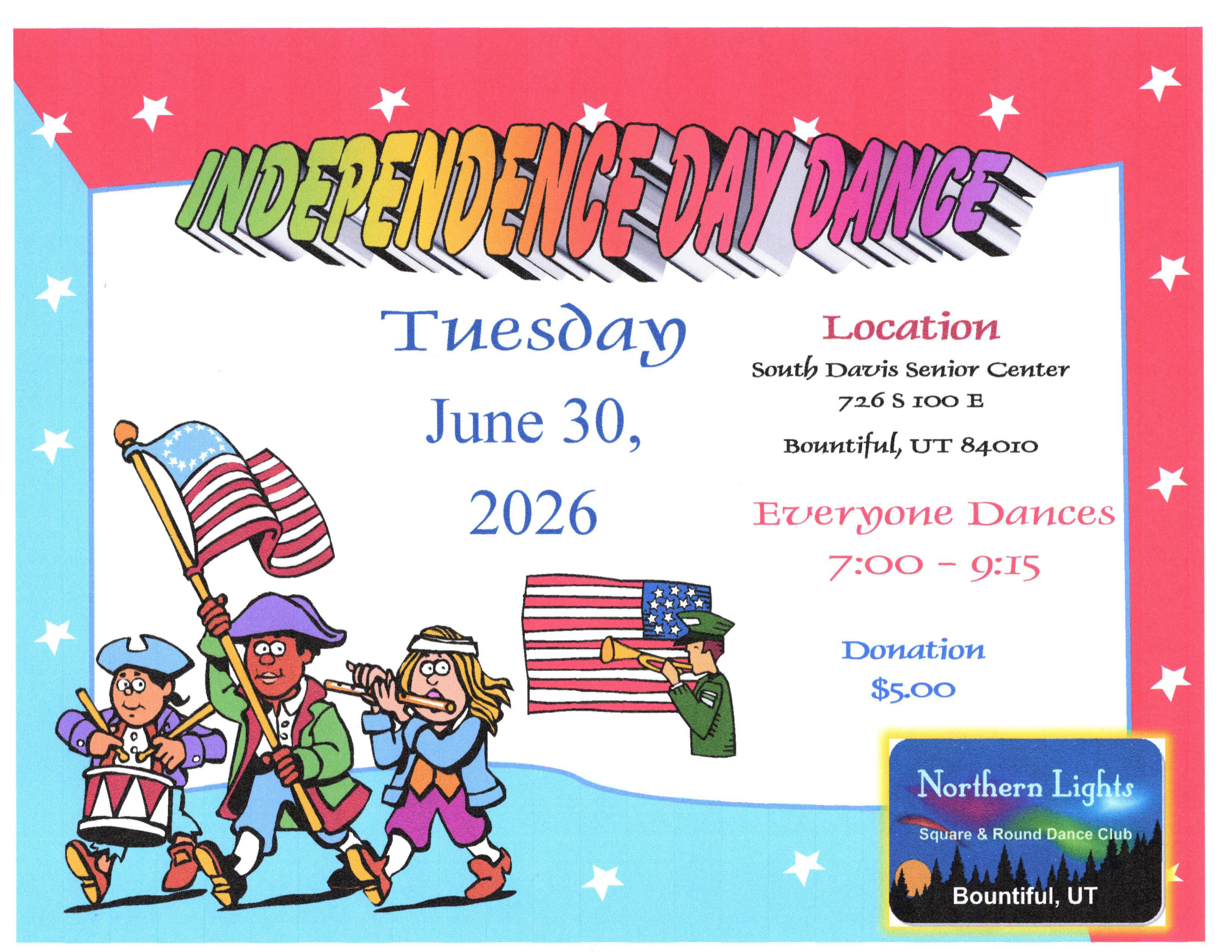 Northern Lights - 4th of July (Red, White, and Blue) Dance
