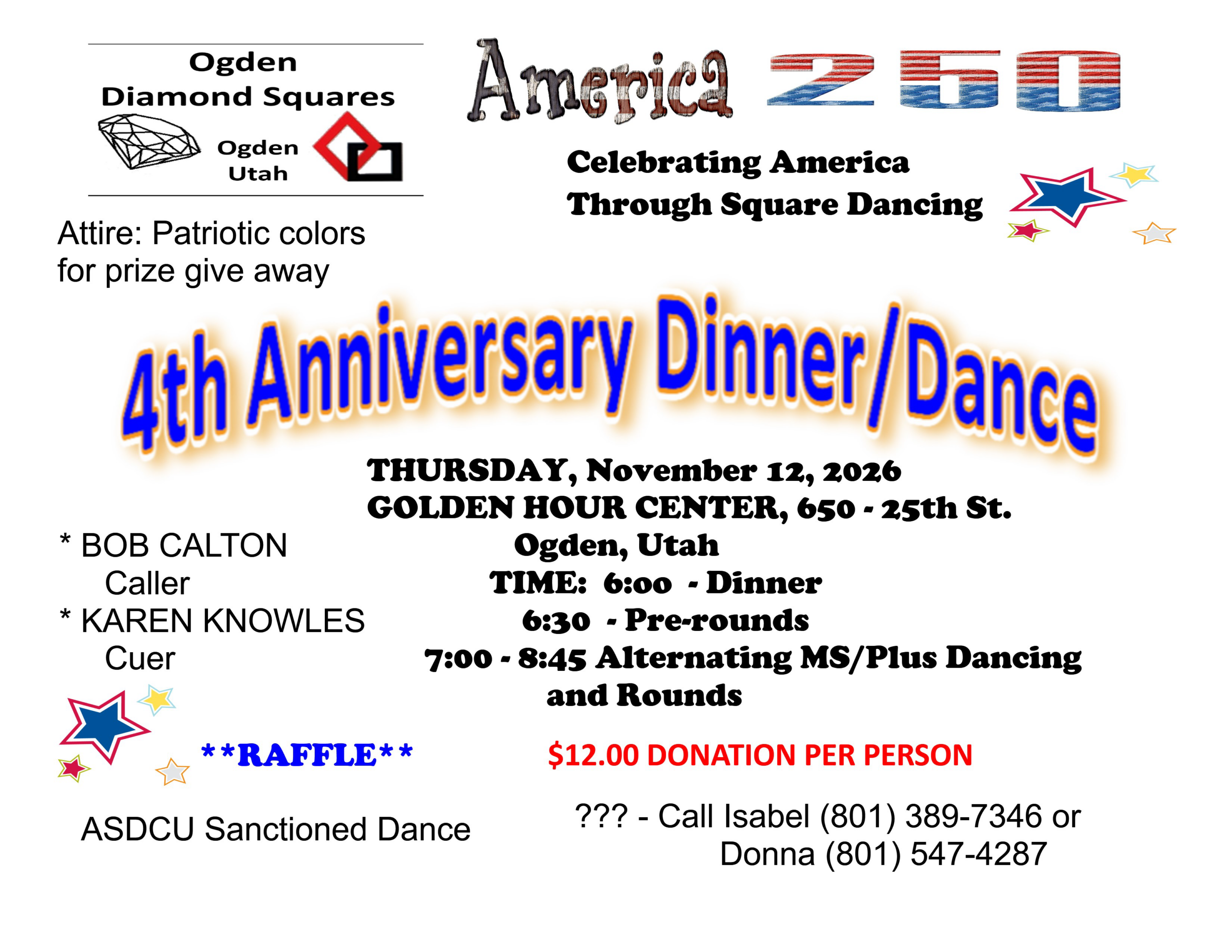 Ogden Diamond Squared - 4th Anniversary Dinner Dance
