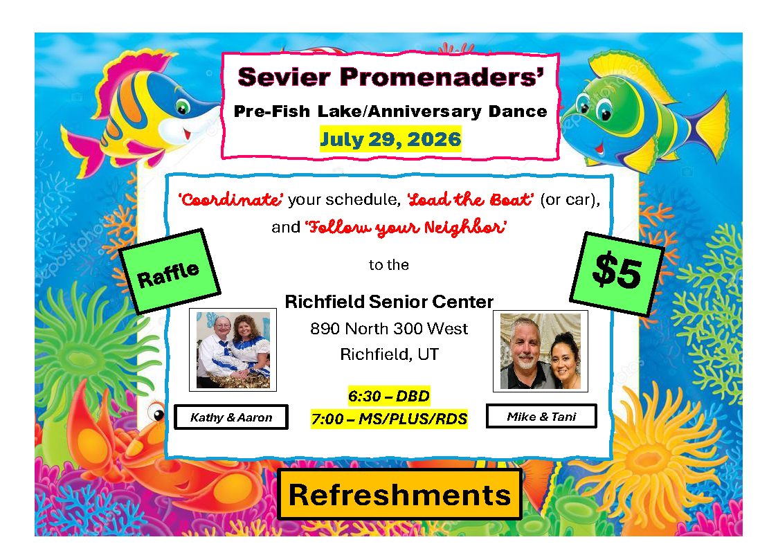 Sevier Promenaders - Pre-Fish Lake / Anniversary Dance