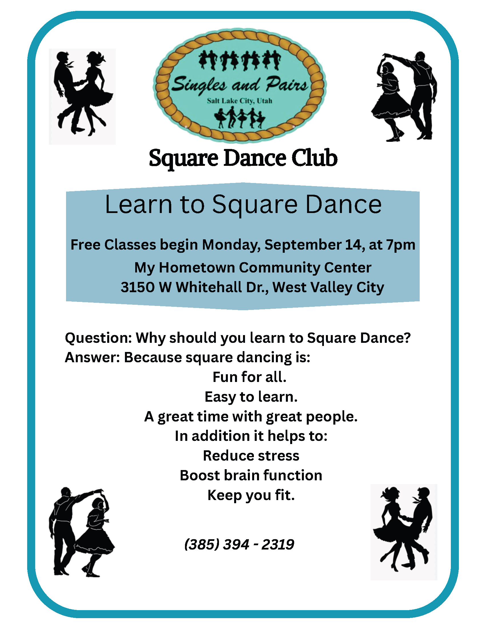 Singles and Pairs - New Dancer Free Instruction